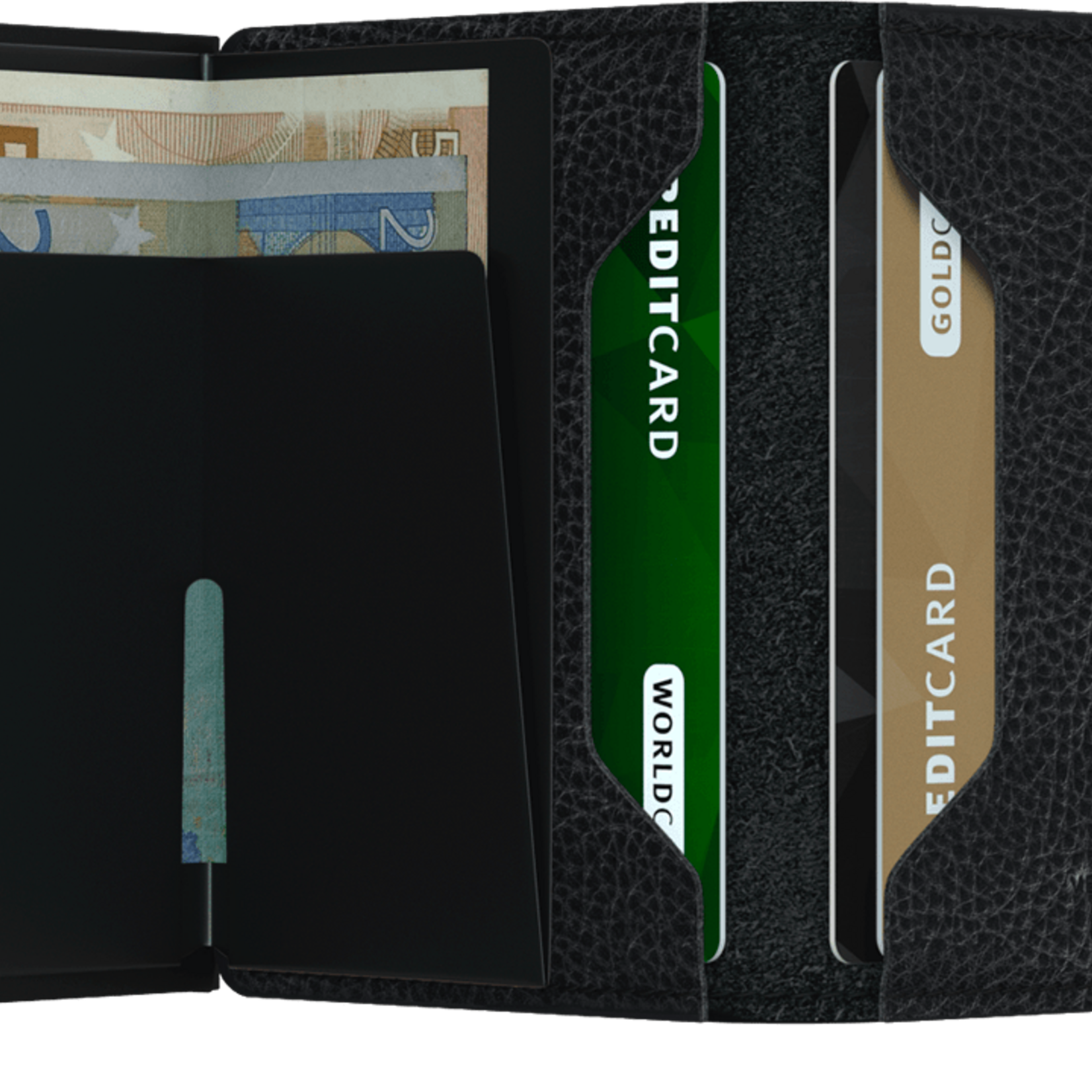 Secrid The "Slimwallet Veg" in Black by Secrid