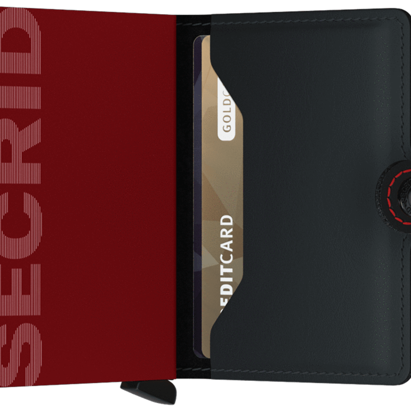 Secrid The "Matte Black & Red" Miniwallet by Secrid