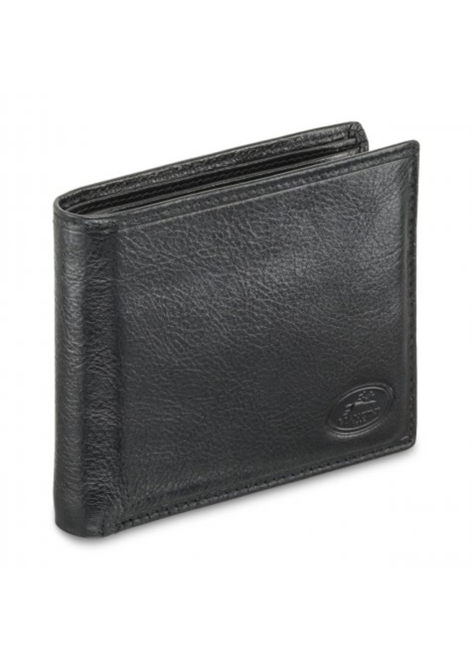Mancini Men`s RFID Secure Billfold with Removable Passcase - Black