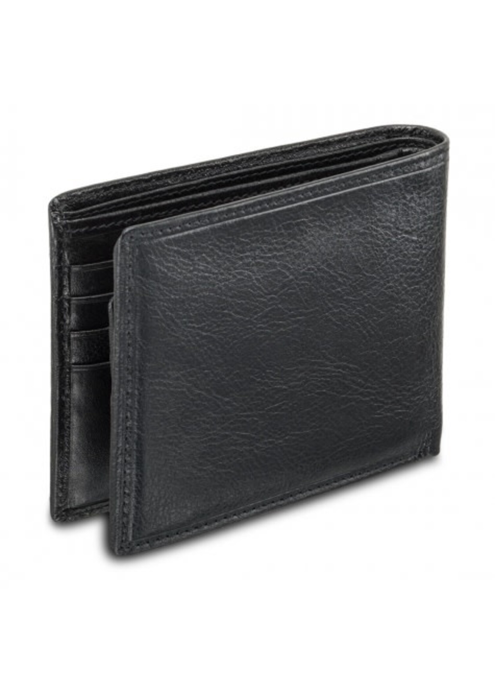 Mancini Men`s RFID Secure Billfold with Removable Passcase - Black