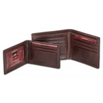 Mancini Mancini Wallets - Leather Wallet with Removable Passcase (Brown) 52953