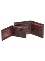 Mancini Mancini Wallets - Leather Wallet with Removable Passcase (Brown) 52953