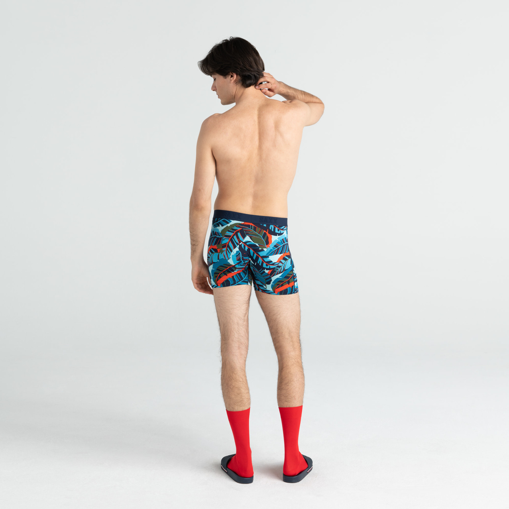 SAXX The " Blue Pop Jungle" Vibe Boxer Brief