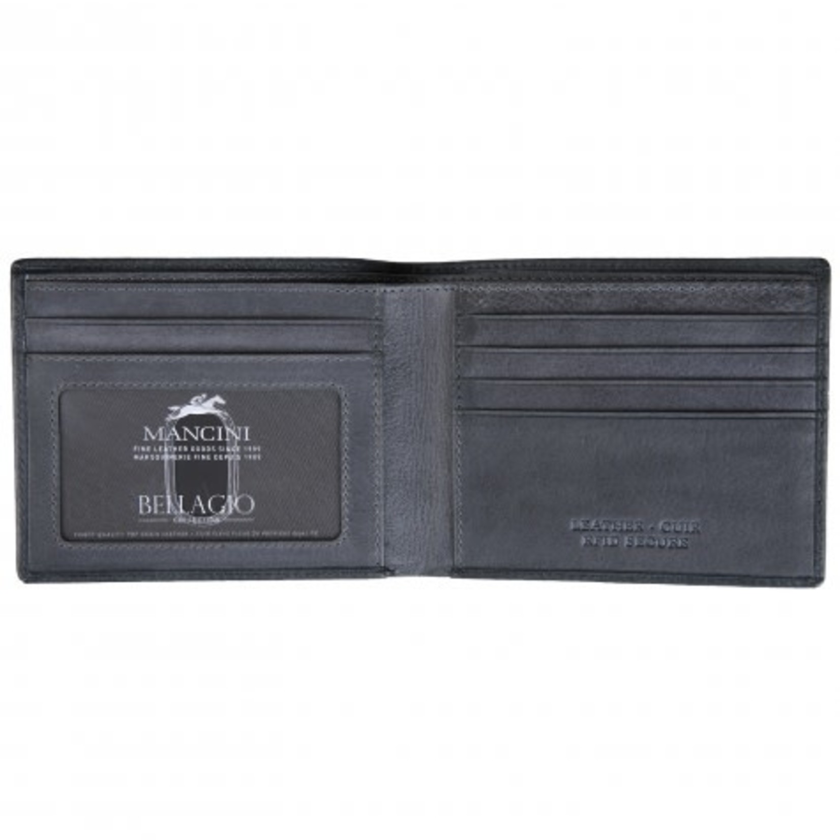 Mancini Men's Leather RFID Billfold