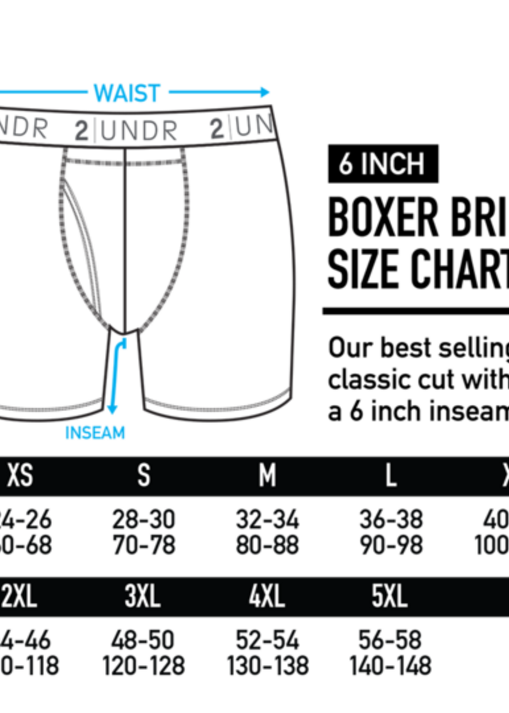 2UNDR 2UNDR's "Navy / Grey" Swing Shift Boxer Brief