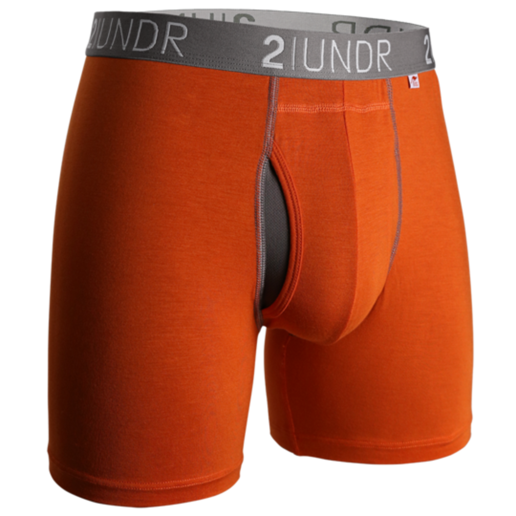 2UNDR 2UNDR's "Orange / Grey" Swing Shift Boxer Brief
