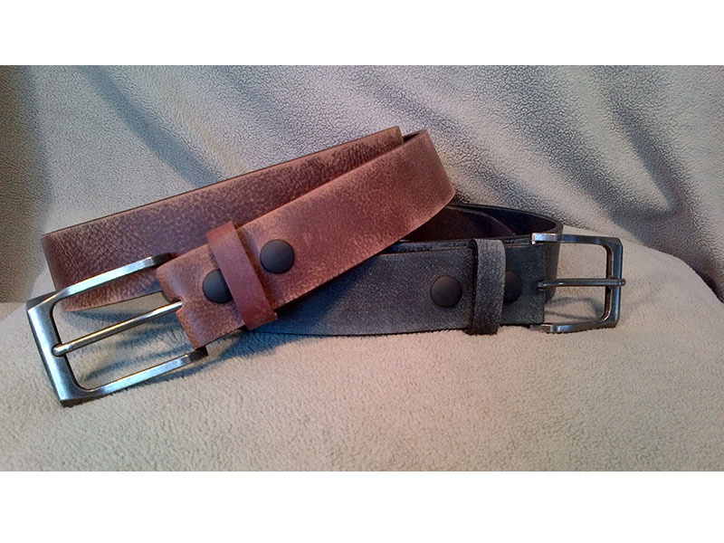 Europa Dezines - Distressed Leather Belt (5121) - Ford and McIntyre Men ...
