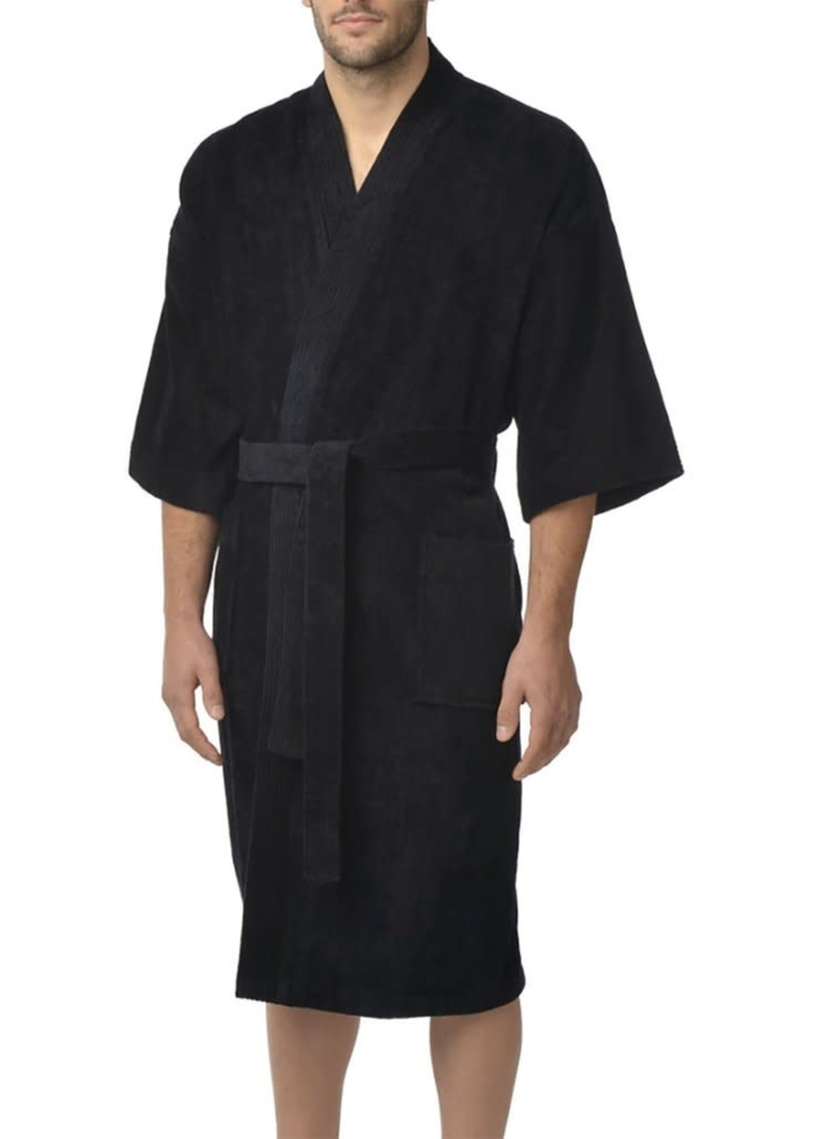 Majestic International The "Terry  /Velour" Kimono Robe