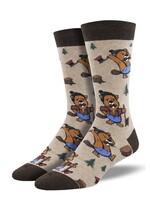 Socksmith Canada Inc Socksmith Canada - Cotton Crew - Knotty Beaver (Brown)