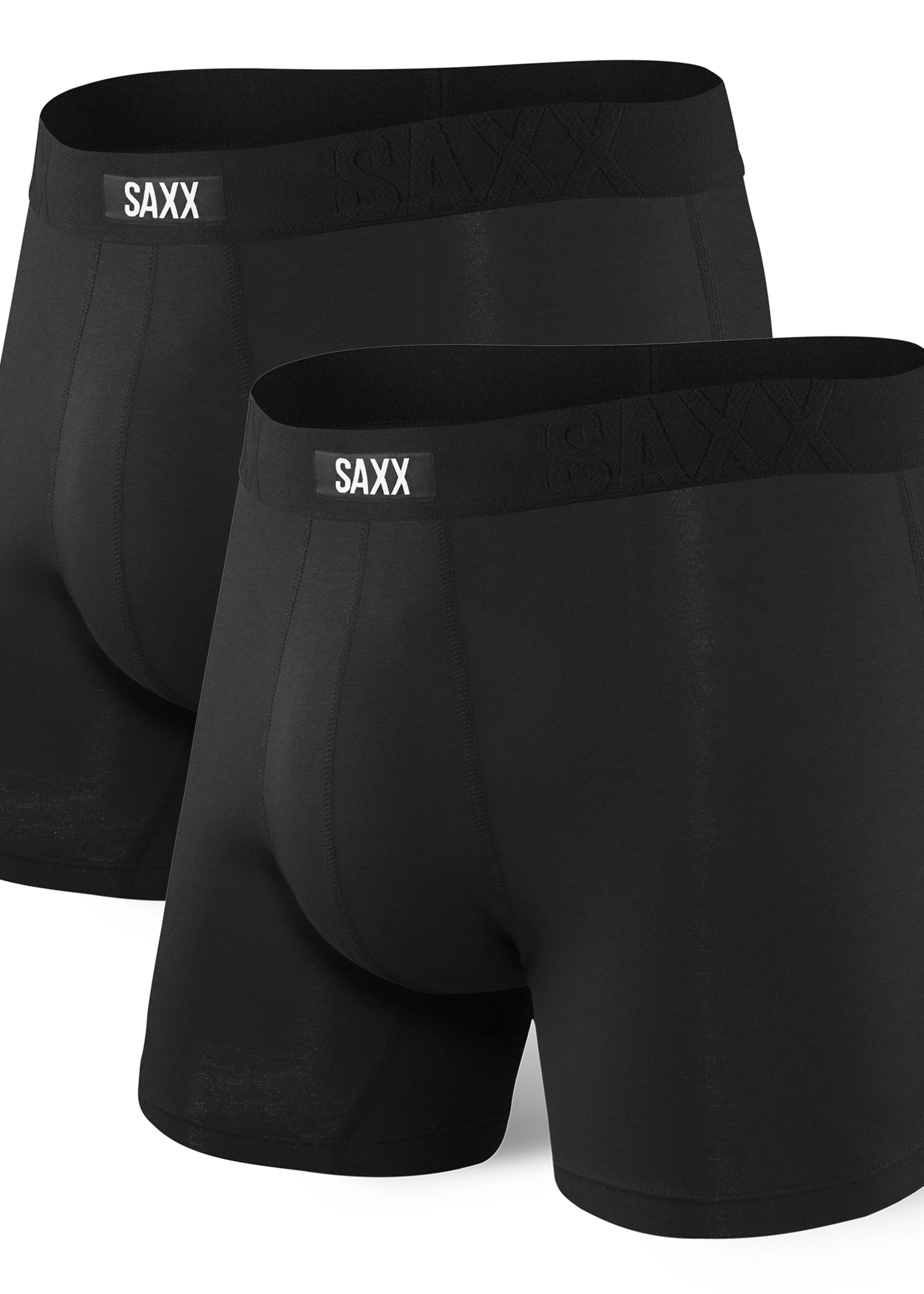 SAXX Undercover Boxer Brief 2 Pack (Black/Black)