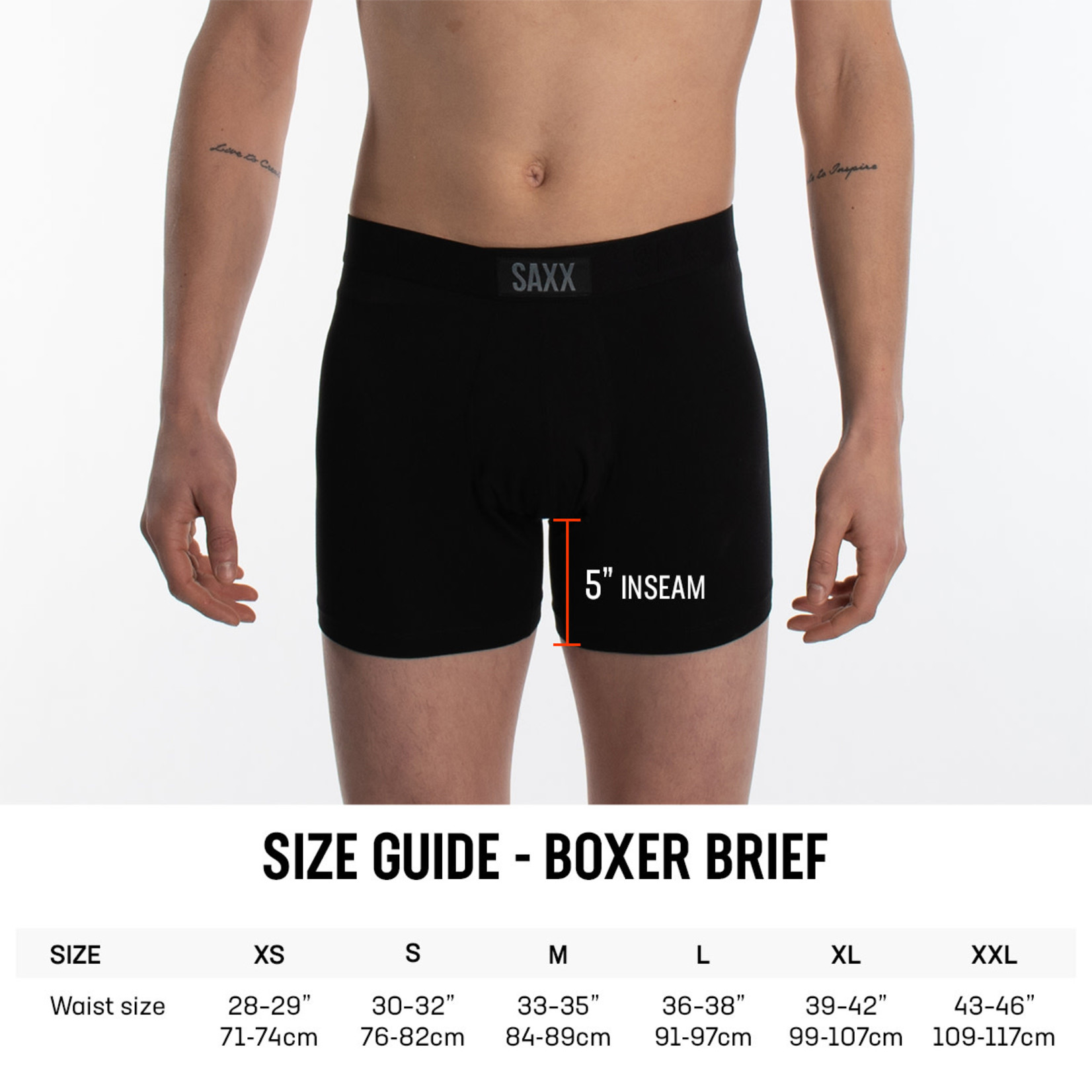 SAXX Vibe 2 Pack Boxer Brief - Black / Grey