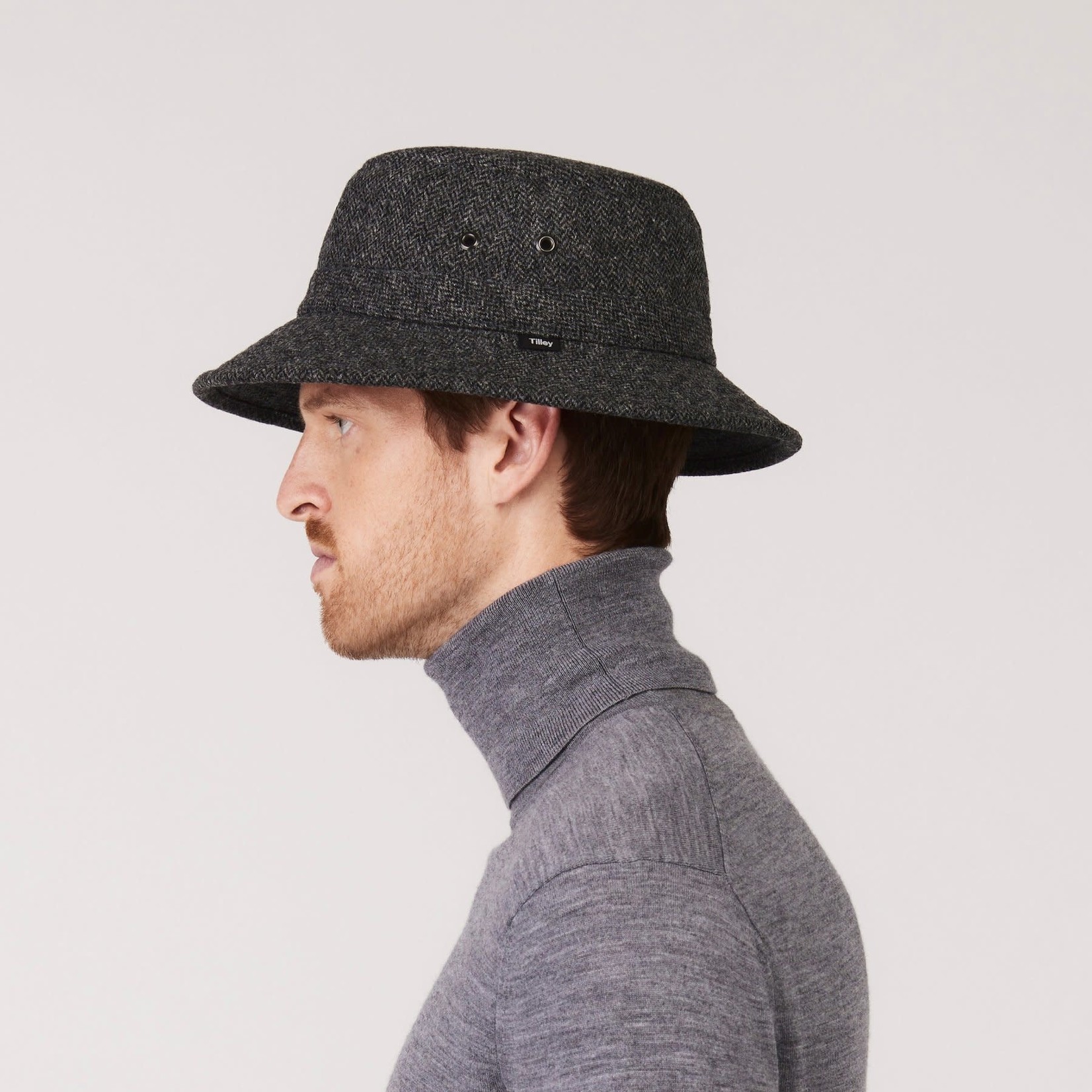 Tilley Tilley  Grey Herringbone Warmth Hat