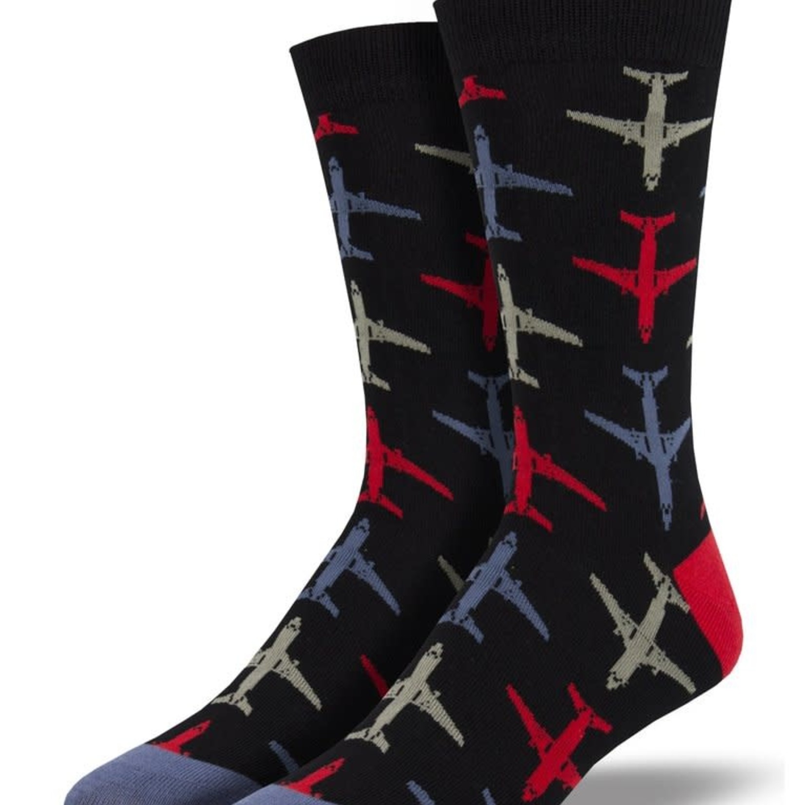 Socksmith Canada Inc MEN'S BAMBOO "AIRPLANES" SOCKS
