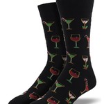 Socksmith Canada Inc Socksmith Canada - Graphic Cotton Crew - Christmas Cocktails