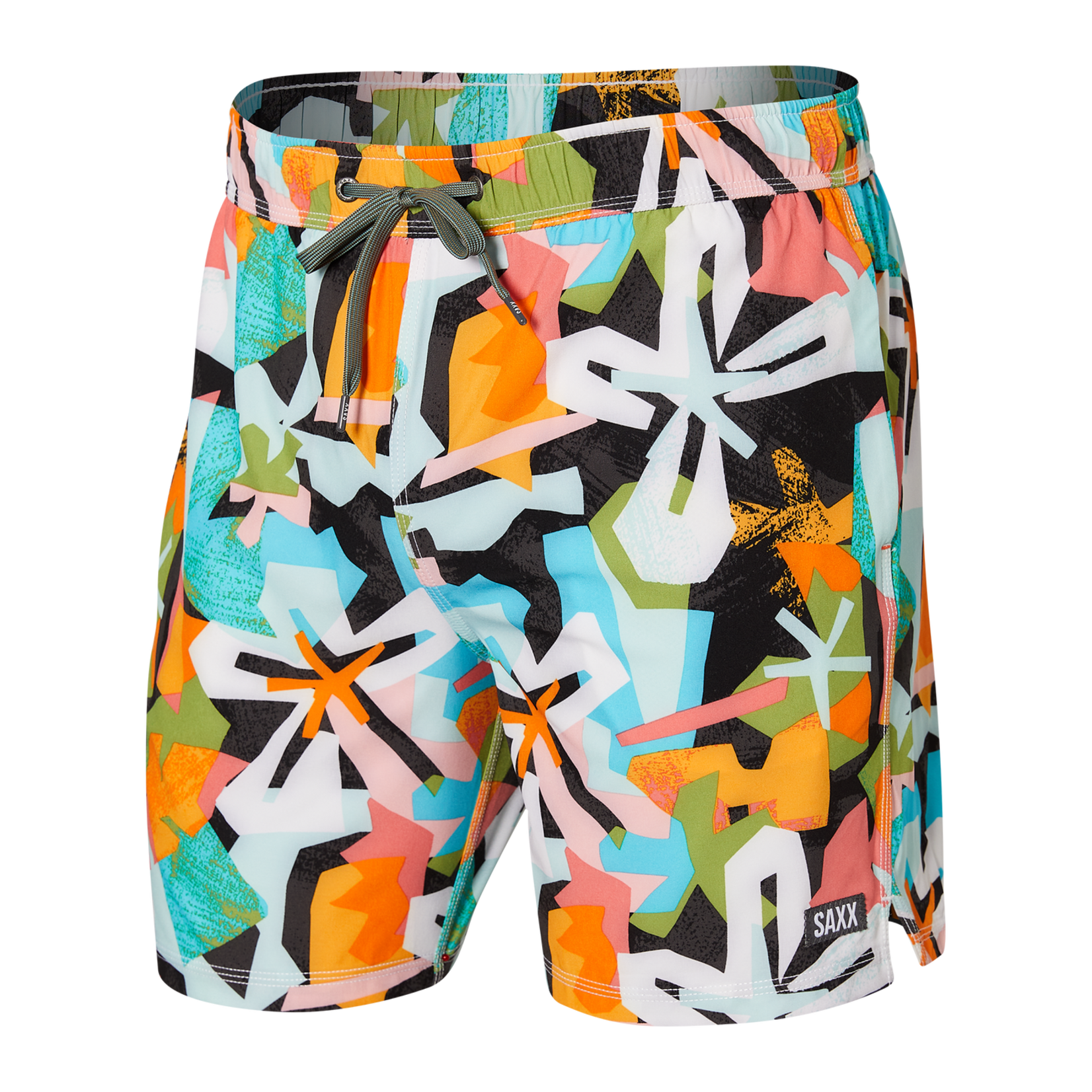 SAXX OH BUOY Swim Shorts 7" / Multi Asterix Tropix