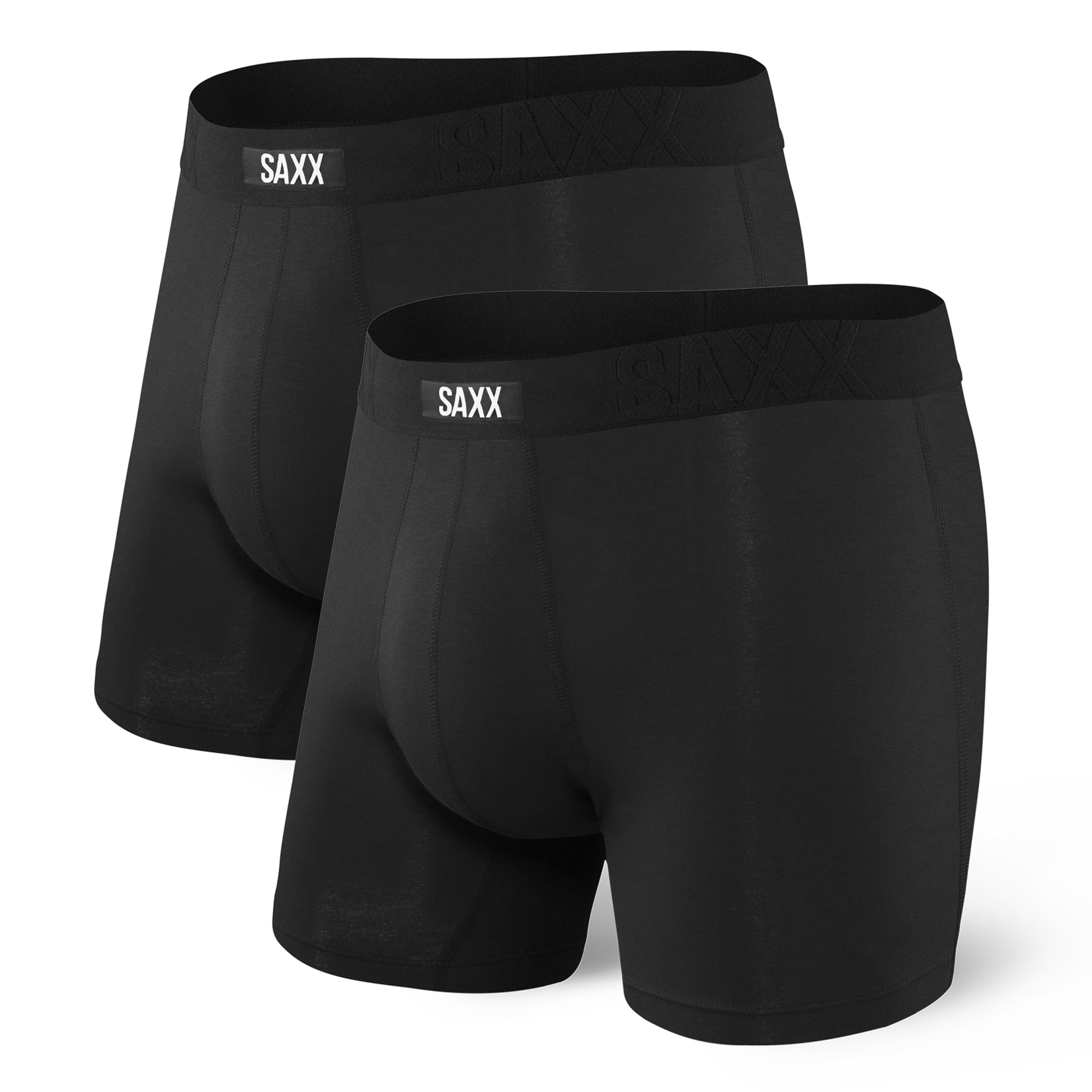 SAXX Undercover Boxer Brief 2 Pack (Black/Black)