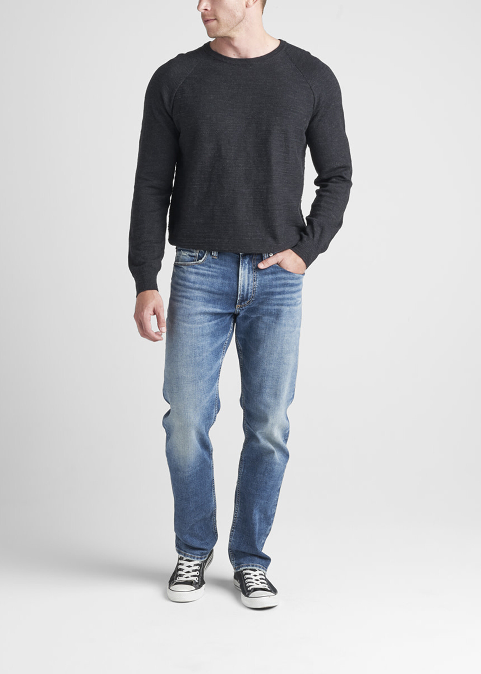 Silver Jeans Eco Eddie Relaxed Fit Tapered Leg Jeans