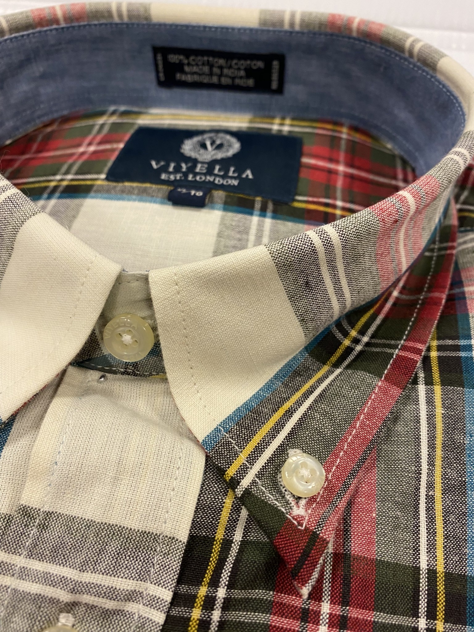 Viyella - Madras Cotton L/S (558310-100 