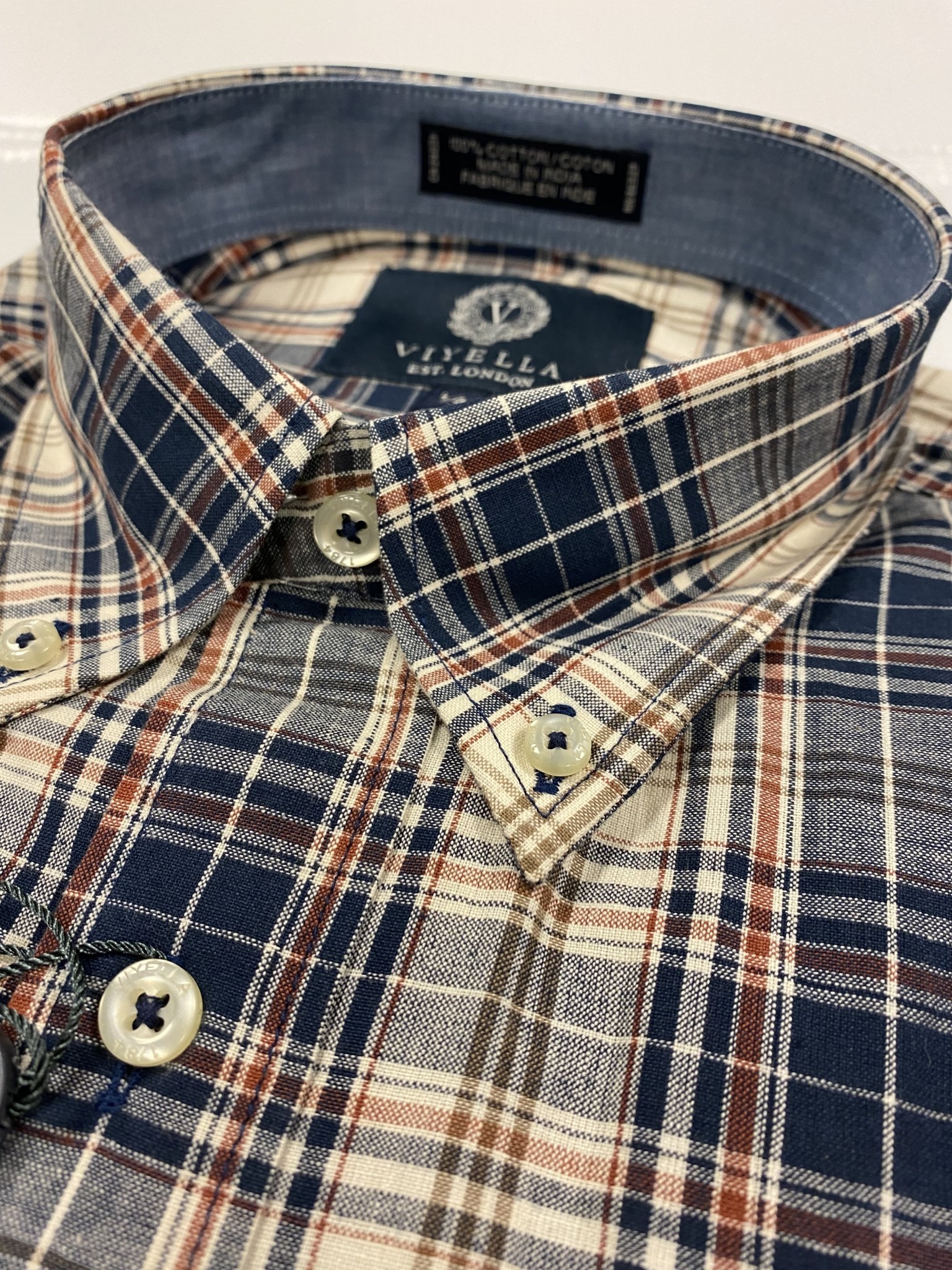 Viyella - Madras Cotton S/S (558310-18 