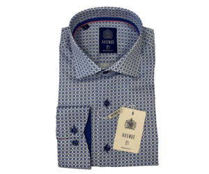 avenue 21 dress shirts Avenue 21 Shirt Blue Ticknors Men's Clothiers