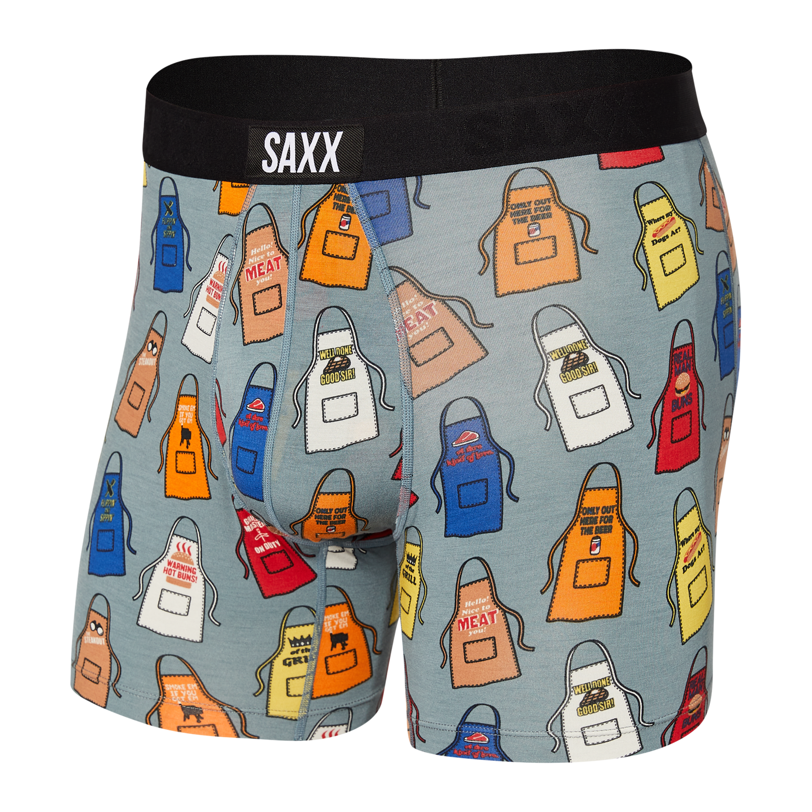 SAXX VIBE Boxer Brief / Grillicious- Washed Green