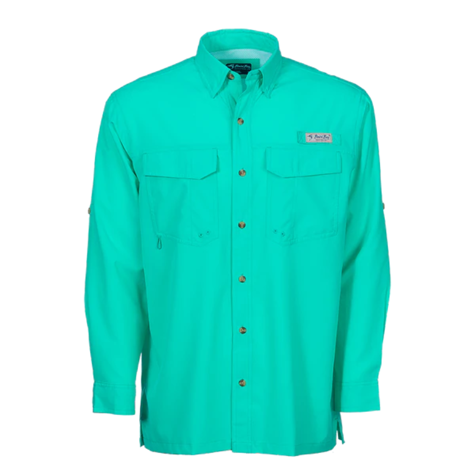 Bimini Bay Outfitters Bimini Flats V Men's Long Sleeve Shirt Featuring BloodGuard Plus