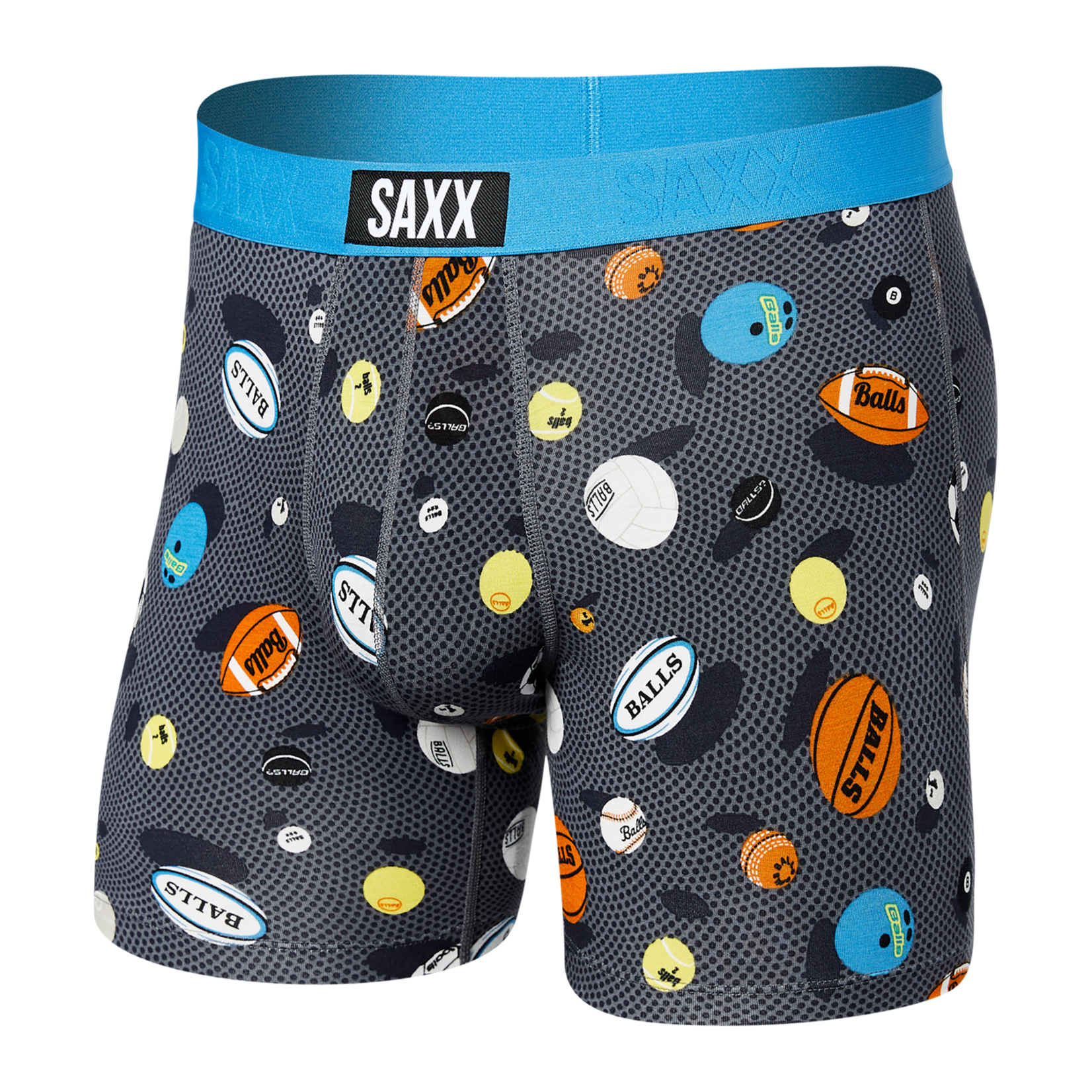 SAXX VIBE Super Soft  Boxer Brief / Balls To The Walls- Black