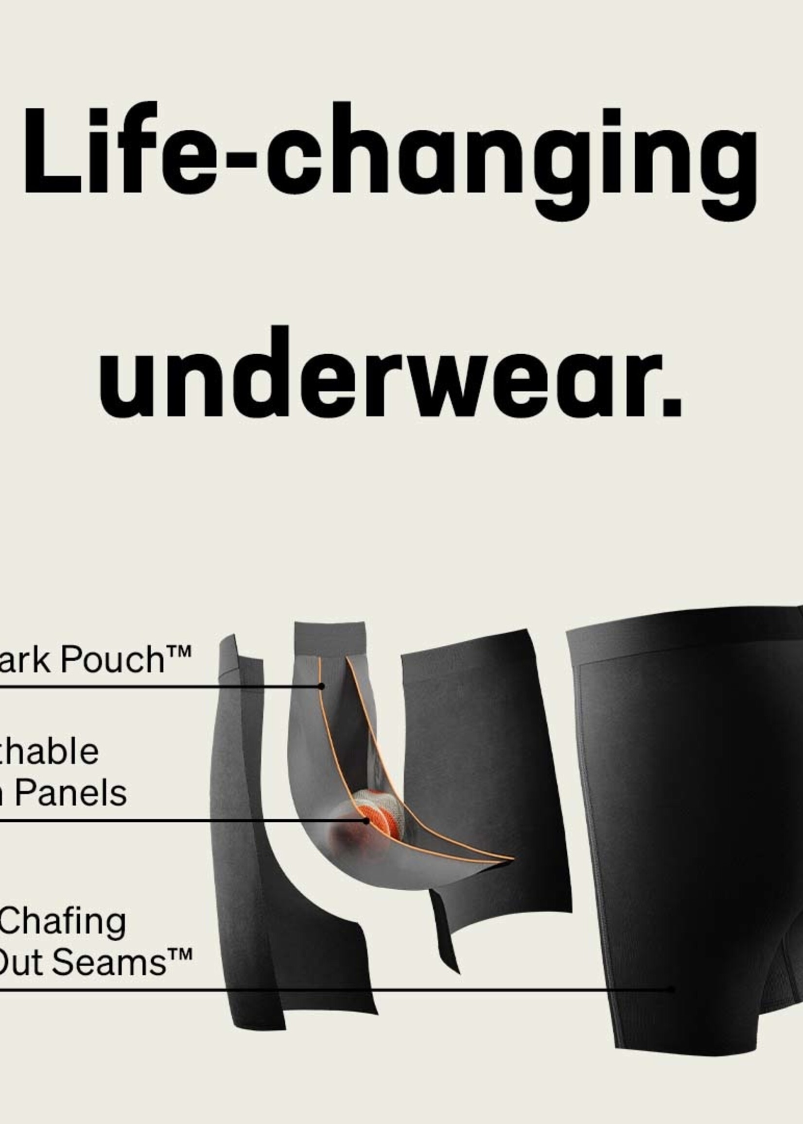 SAXX VIBE 2-PACK Super Soft  Boxer Brief / Black/Black