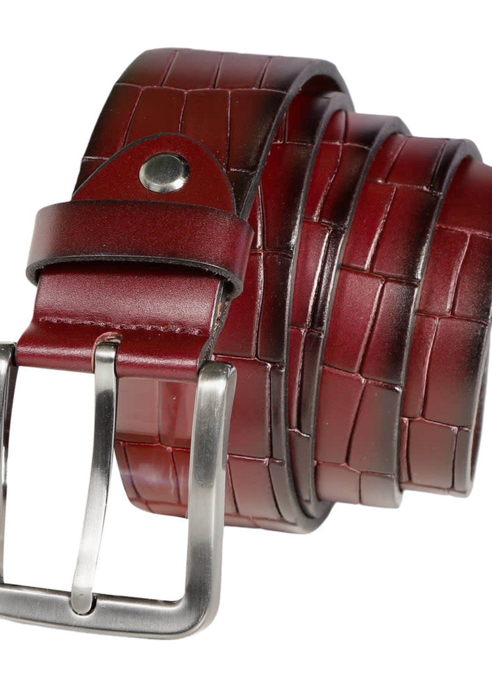 7 Downie Street 7 Downie St  Croc Bordeaux Belt (230920-10)