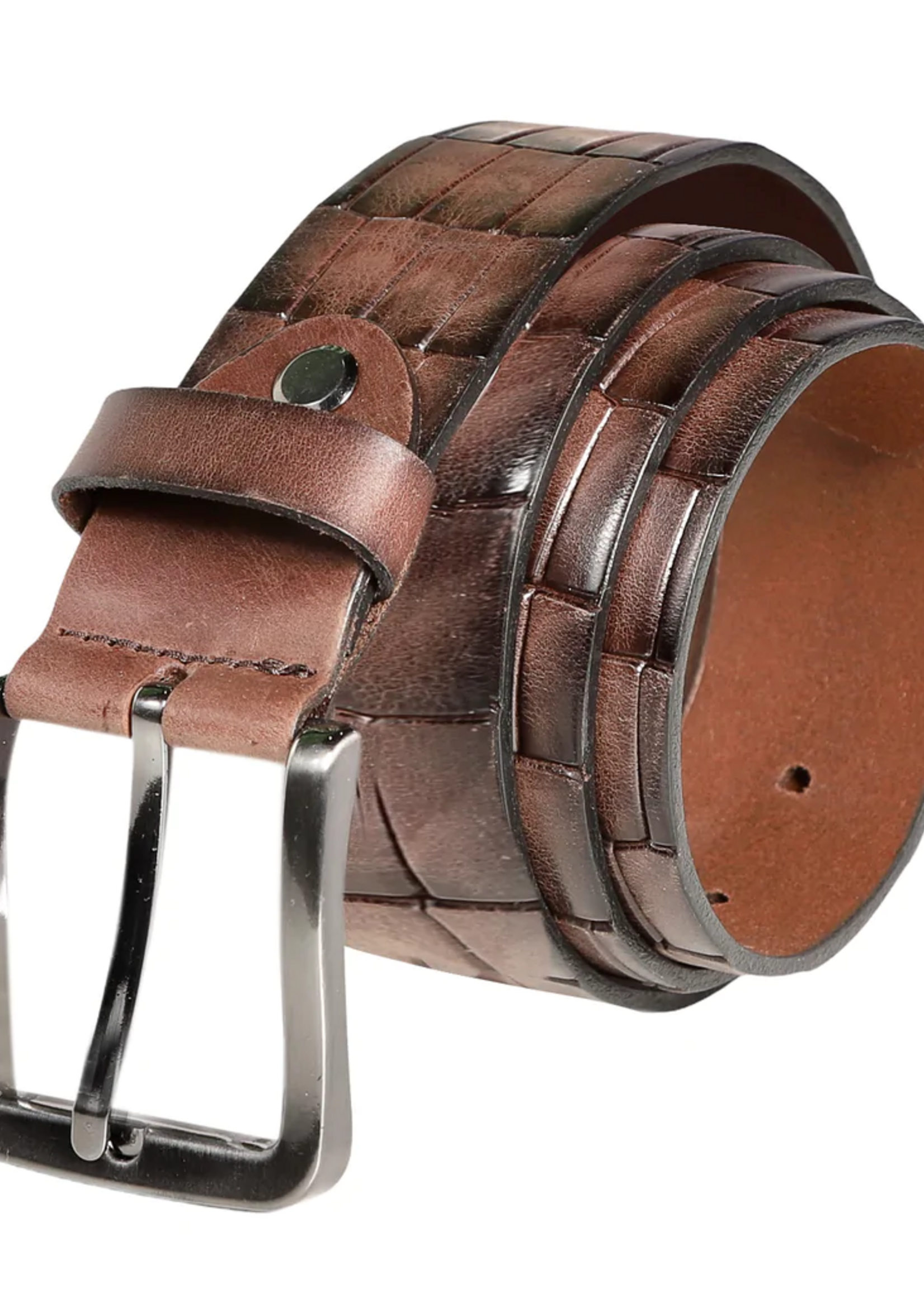 7 Downie Street 7 Downie St  Croc Brown Belt (230920-10)