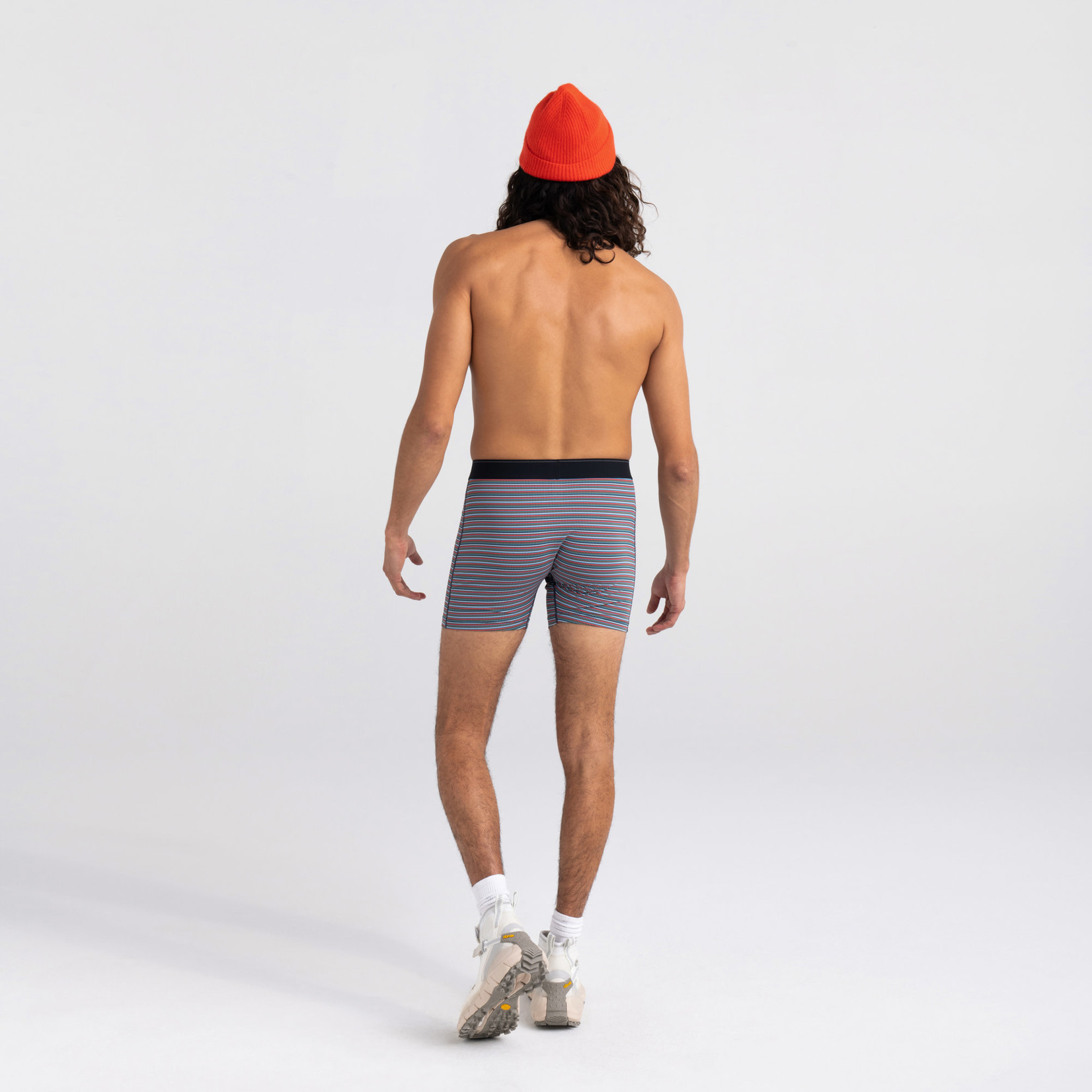 SAXX QUEST Quick Dry Mesh  Boxer Brief / Wilderness Stripe- Multi