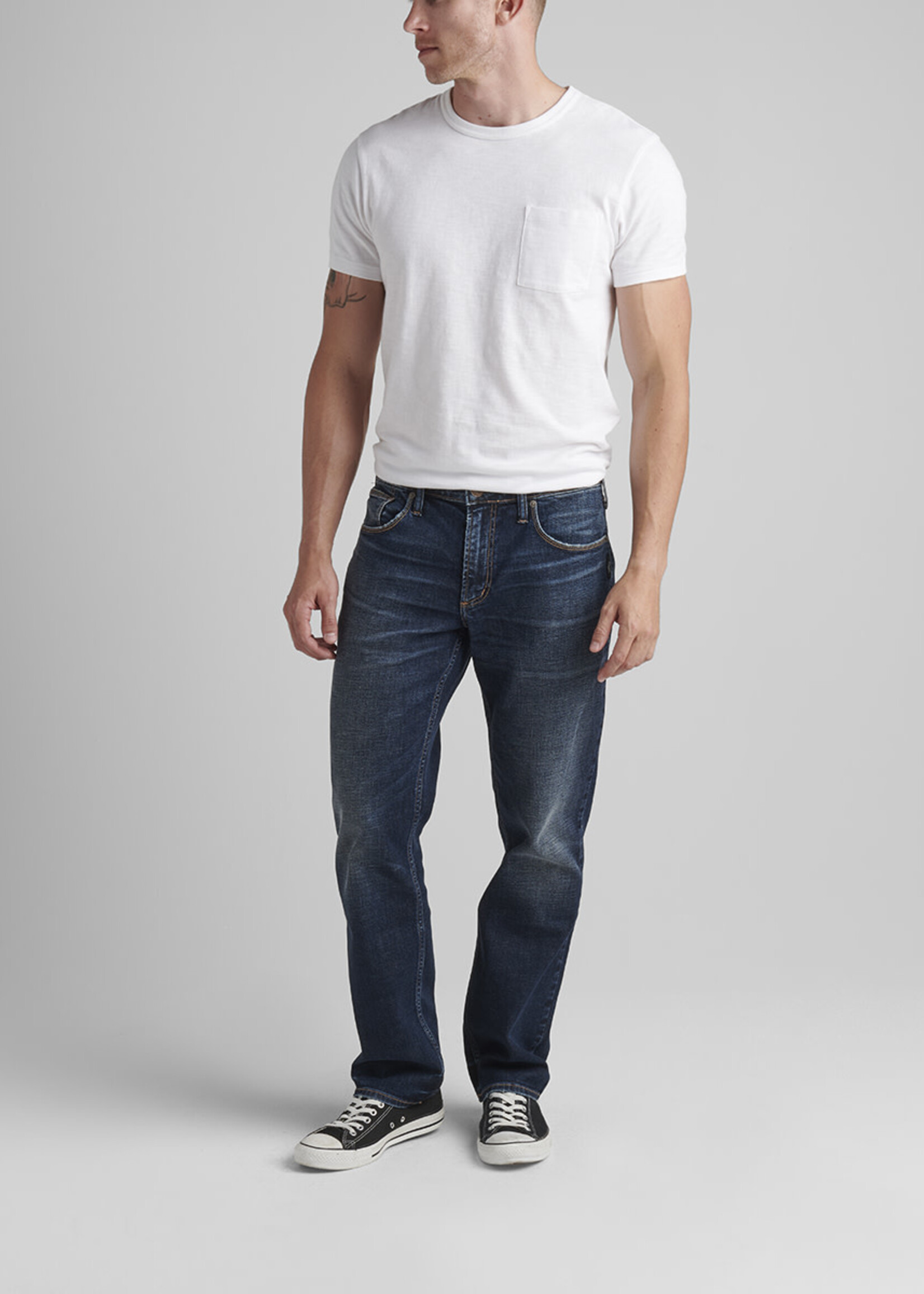 Silver Jeans Machray Athletic Fit Straight Leg Jeans