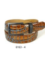 Bench Craft Leather Bench Craft - Tan Croco w/ Blue (6163-4)