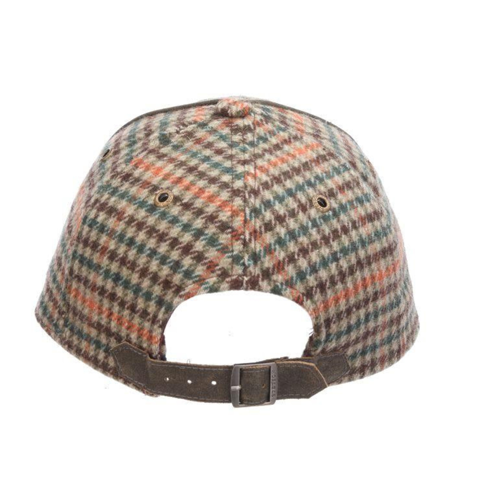 Stetson Salvage Houndstooth Wool Blend Ball Cap