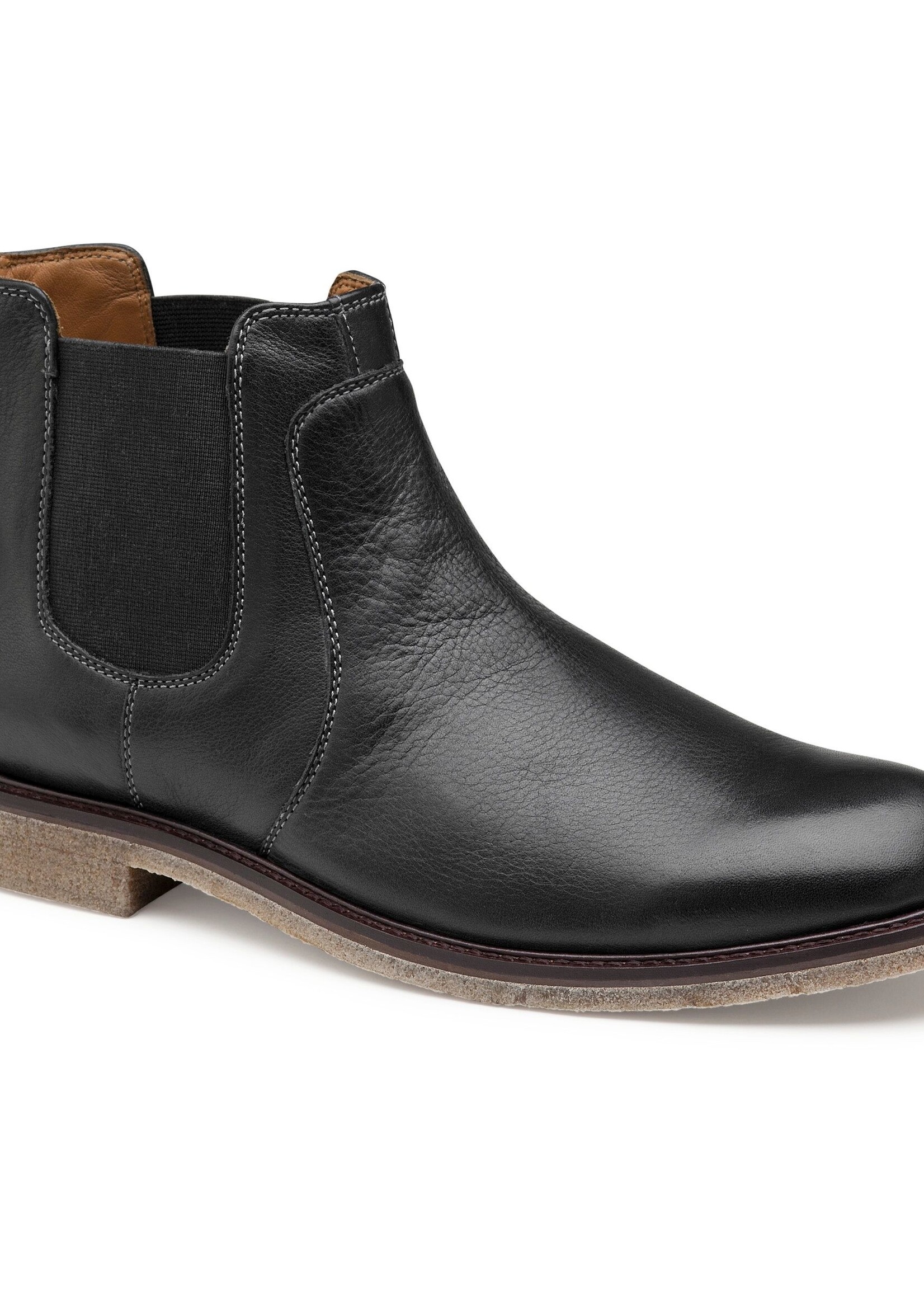 Johnston & Murphy Copeland Chelsea - Black Full Grain Leather
