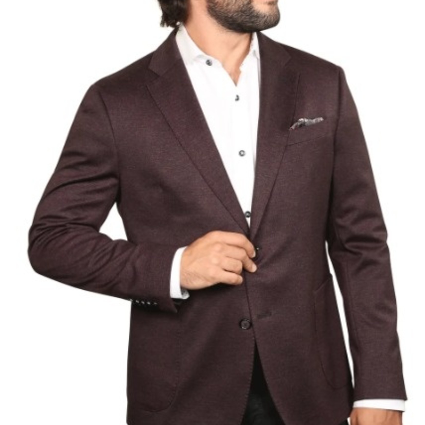 7 Downie Street HIGGINS BURGUNDY SPORT COAT