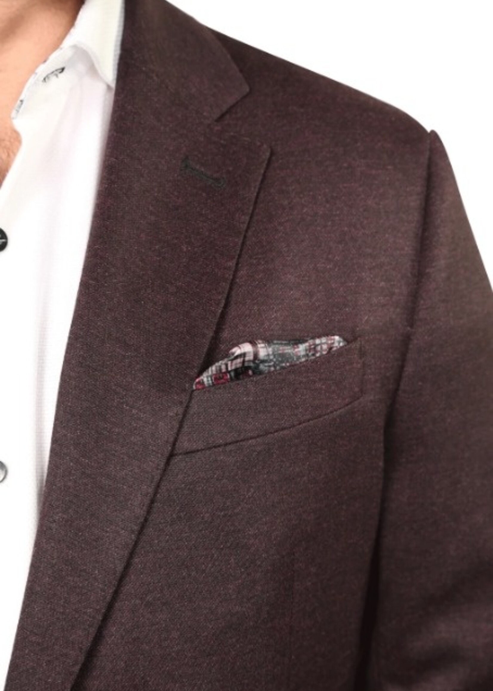 7 Downie Street HIGGINS BURGUNDY SPORT COAT