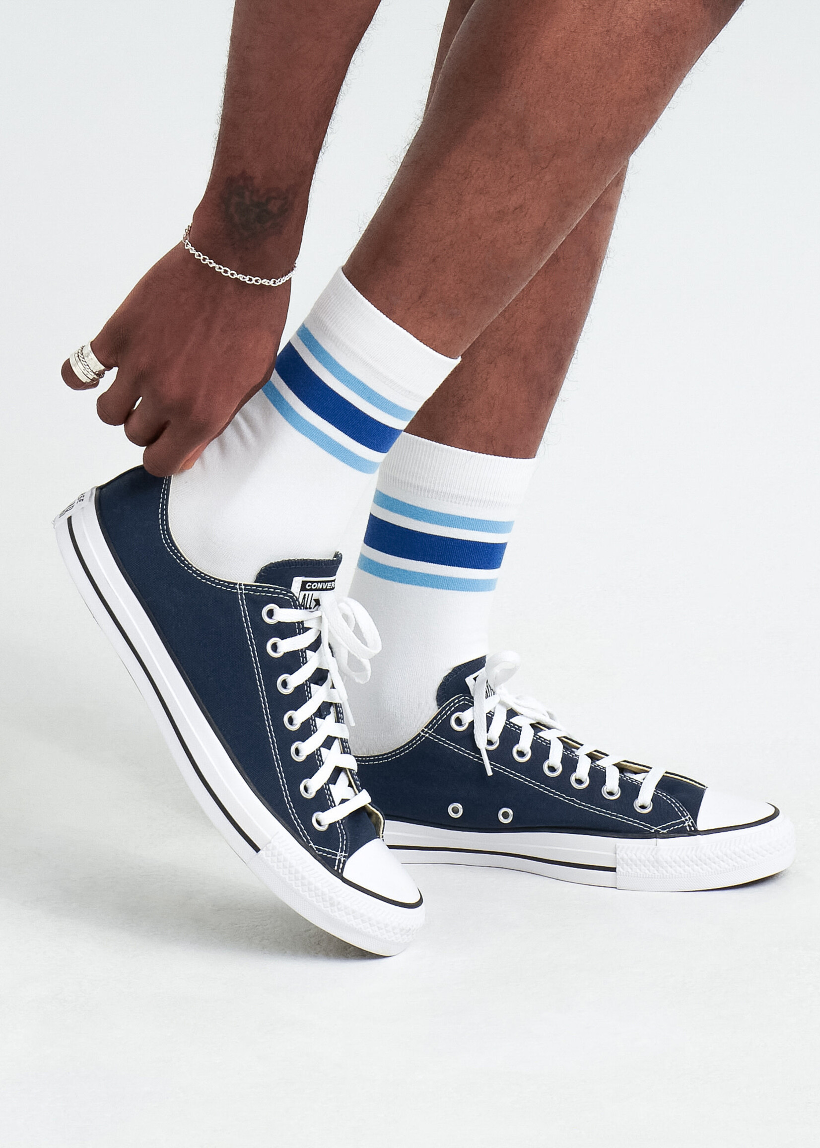 SAXX WHOLE PACKAGE Crew / Athletic Stripe