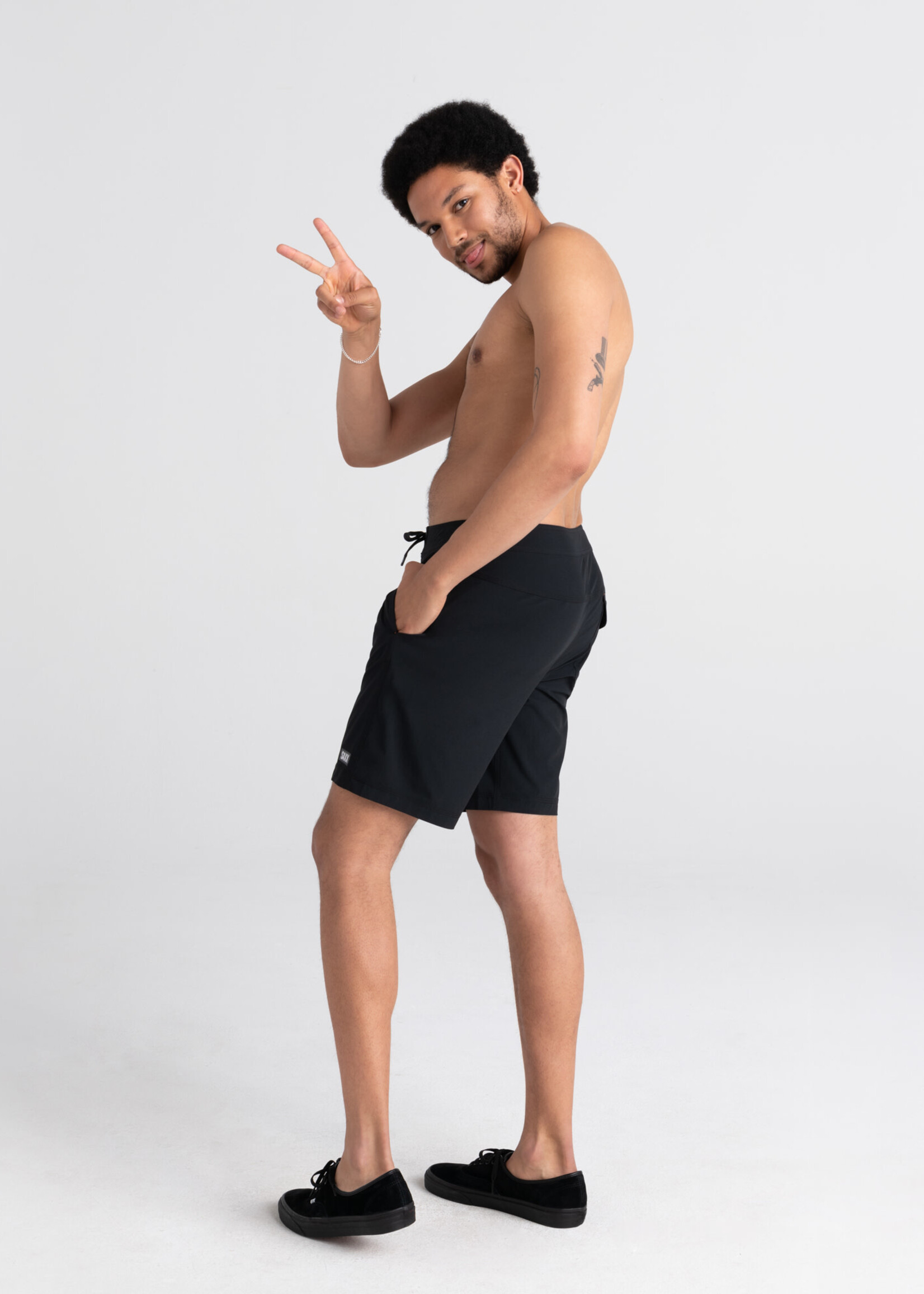 SAXX BETAWAVE Swim Shorts 19" / Black