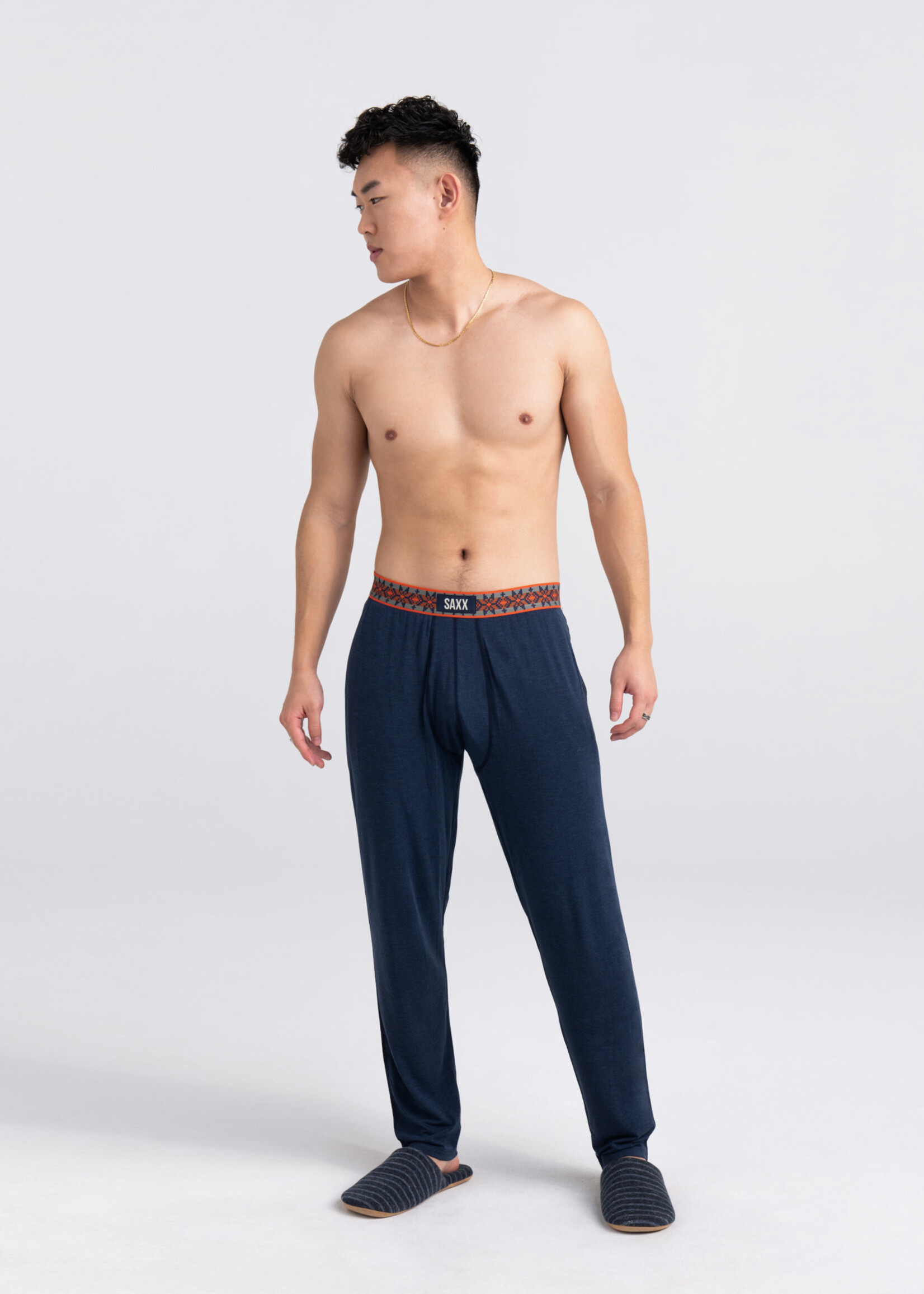 SAXX SLEEPWALKER Pants / Navy Heather/Sweater Wb