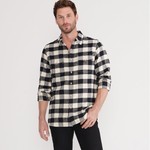 Little Blue House Hatley - Black Plaid Flannel Shirt | Buttercream