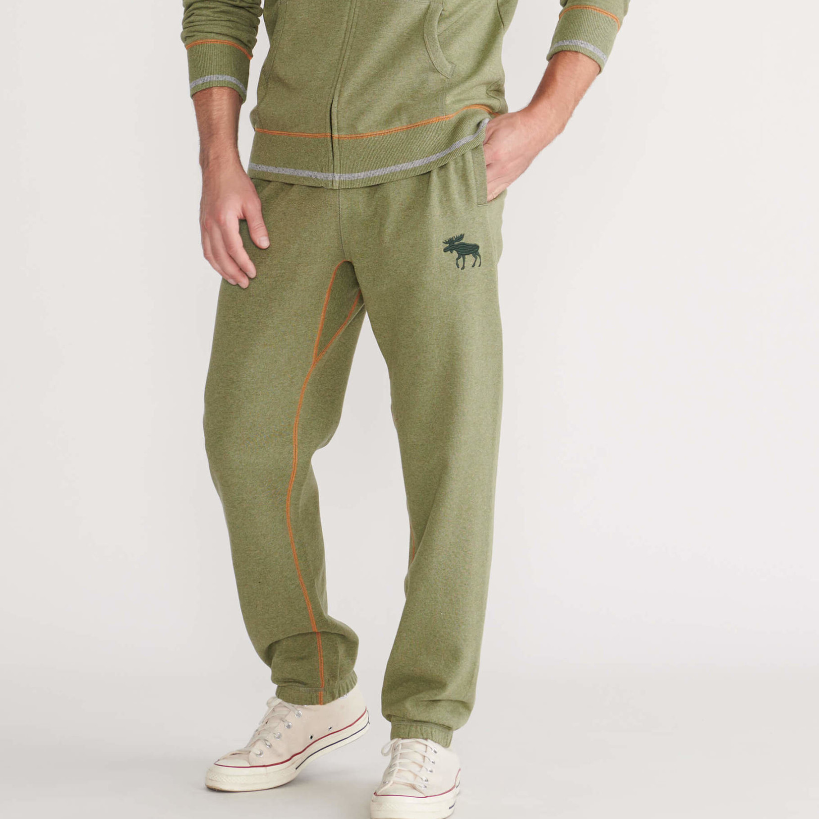 Little Blue House Forest Green Moose Men's Heritage Joggers