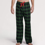 Little Blue House Hatley - Green Plaid Pajama Pants | Black