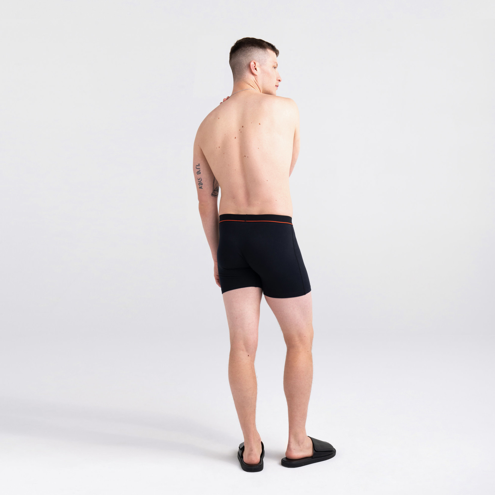 SAXX NON-STOP STRETCH COTTON | Boxer Brief | Black