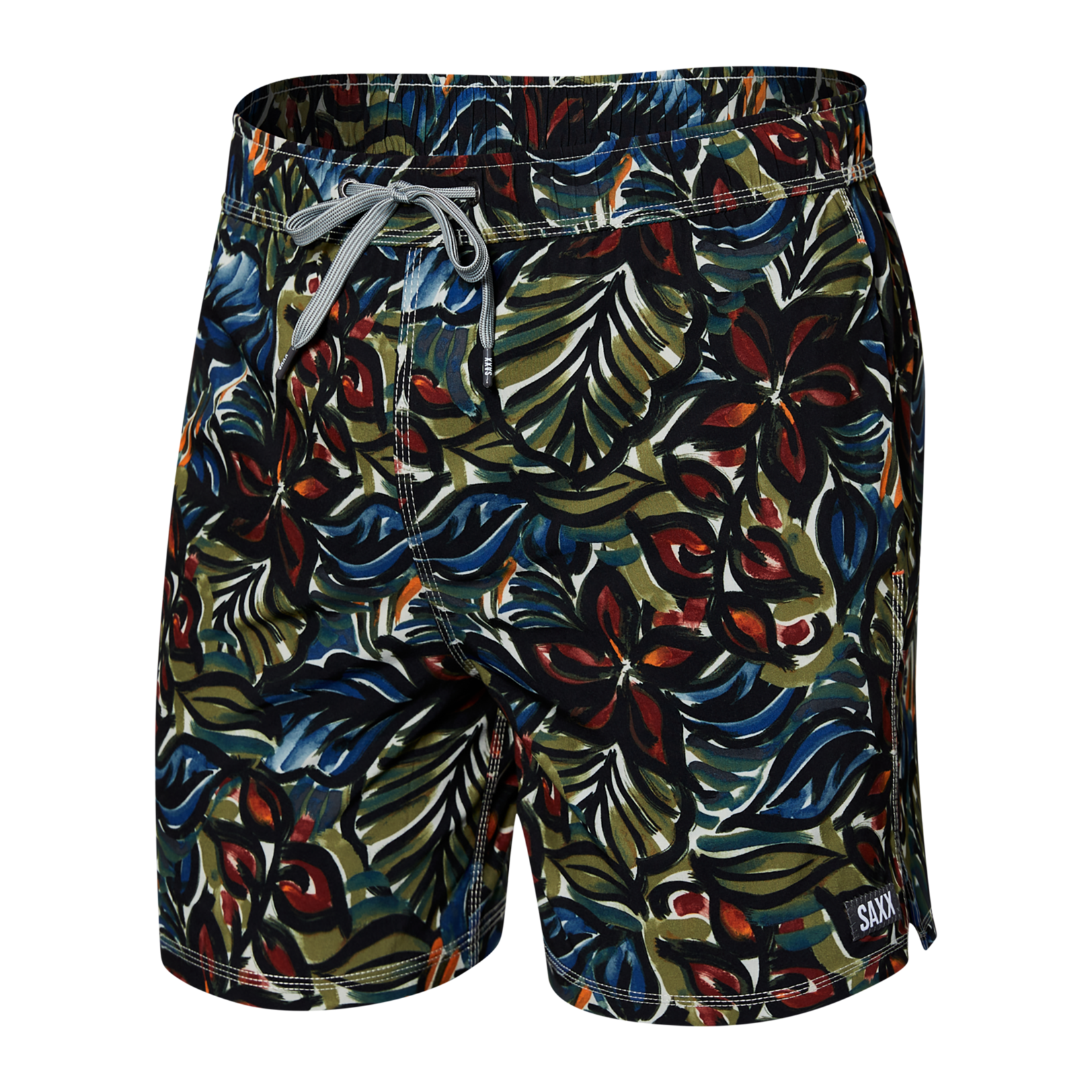 SAXX OH BUOY Trunk Swim Shorts 7" / Painterly Paradise- Multi