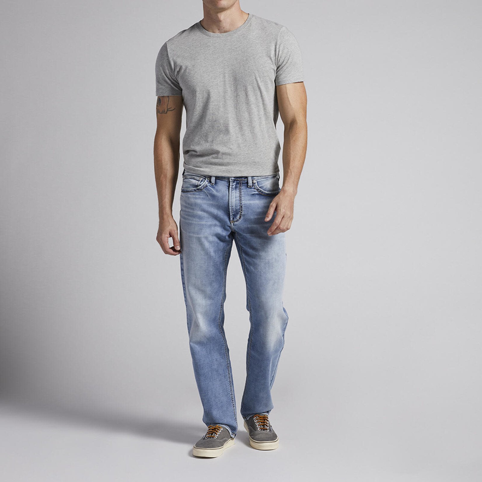 Silver Jeans Eddie Athletic Fit Tapered Leg Jeans