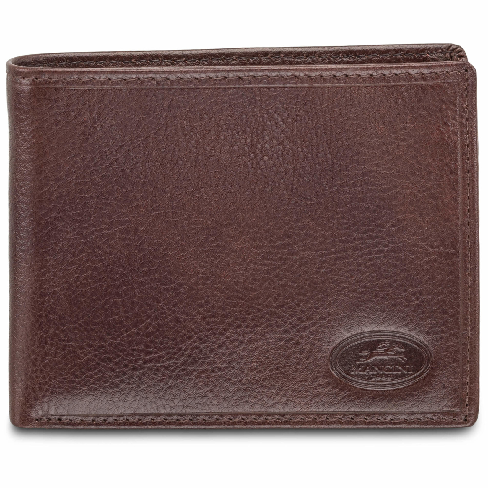 Mancini Men’s RFID Secure Classic Leather Billfold Wallet