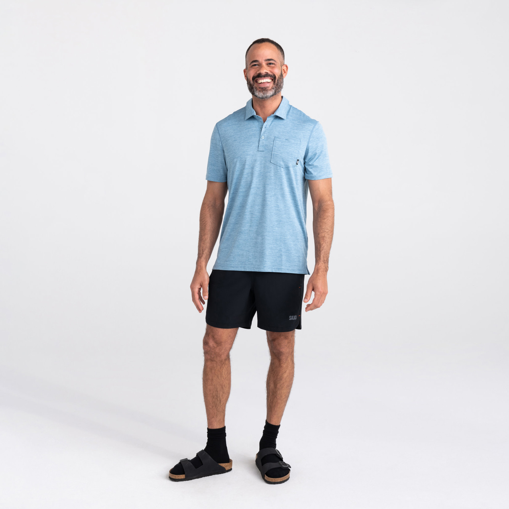 SAXX DROPTEMP™ ALL DAY COOLING Short Sleeve Polo