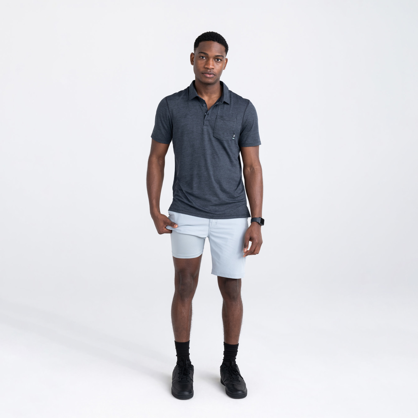 SAXX DROPTEMP™ ALL DAY COOLING Short Sleeve Polo