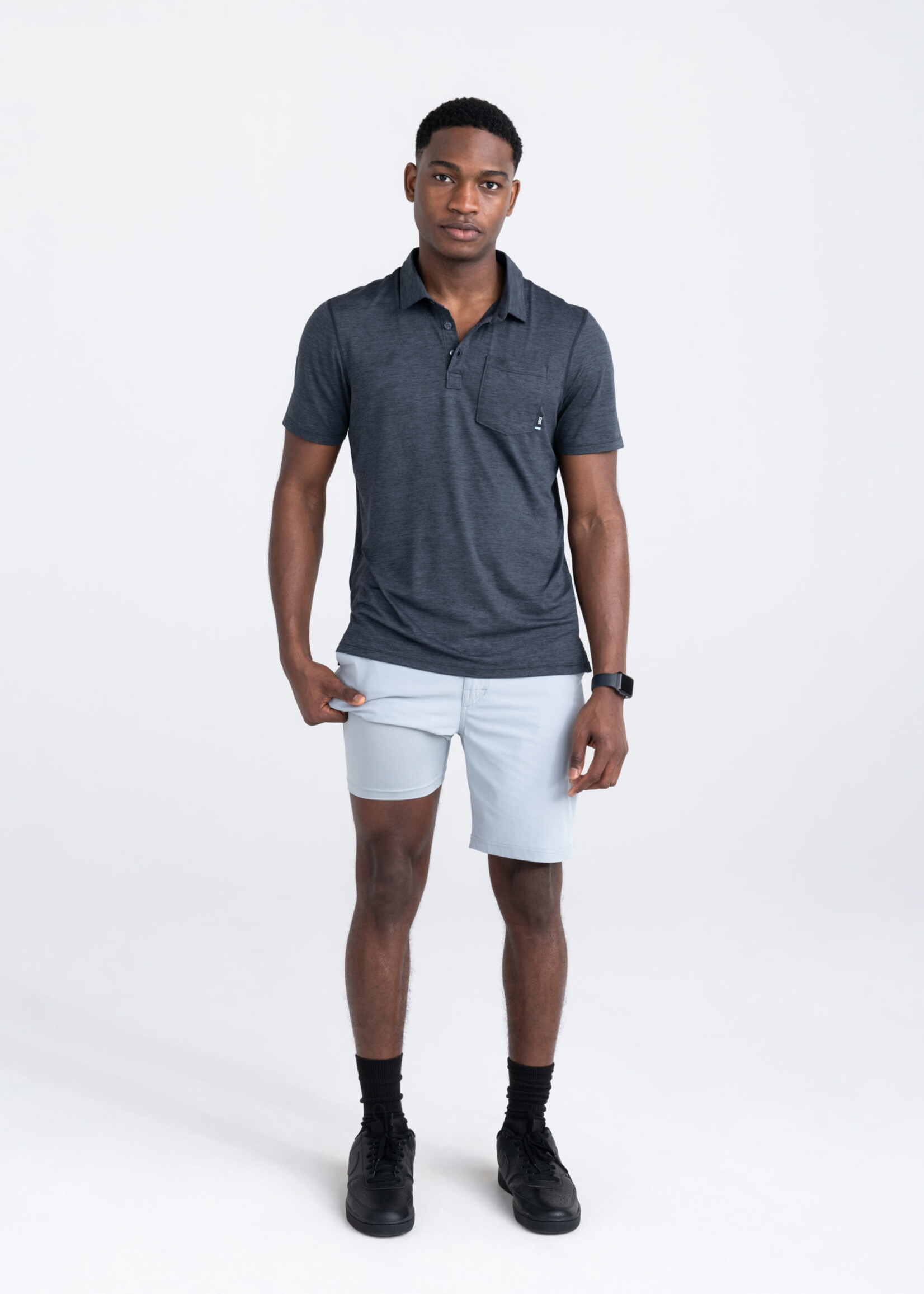 SAXX DROPTEMP™ ALL DAY COOLING Short Sleeve Polo